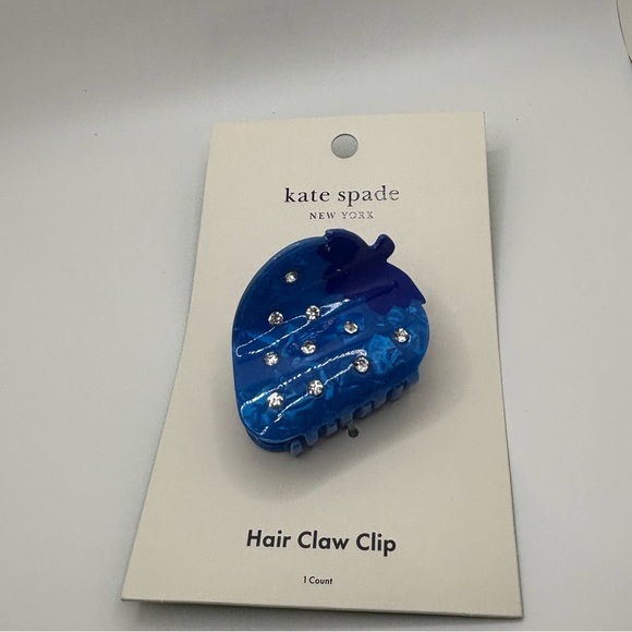 Kate Spade Sparkling Blue Hair Claw - Picture 1 of 3